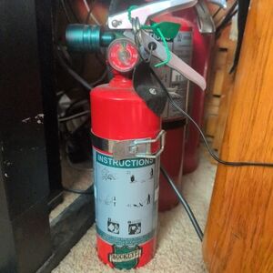 Red Buckeye Fire Extinguisher